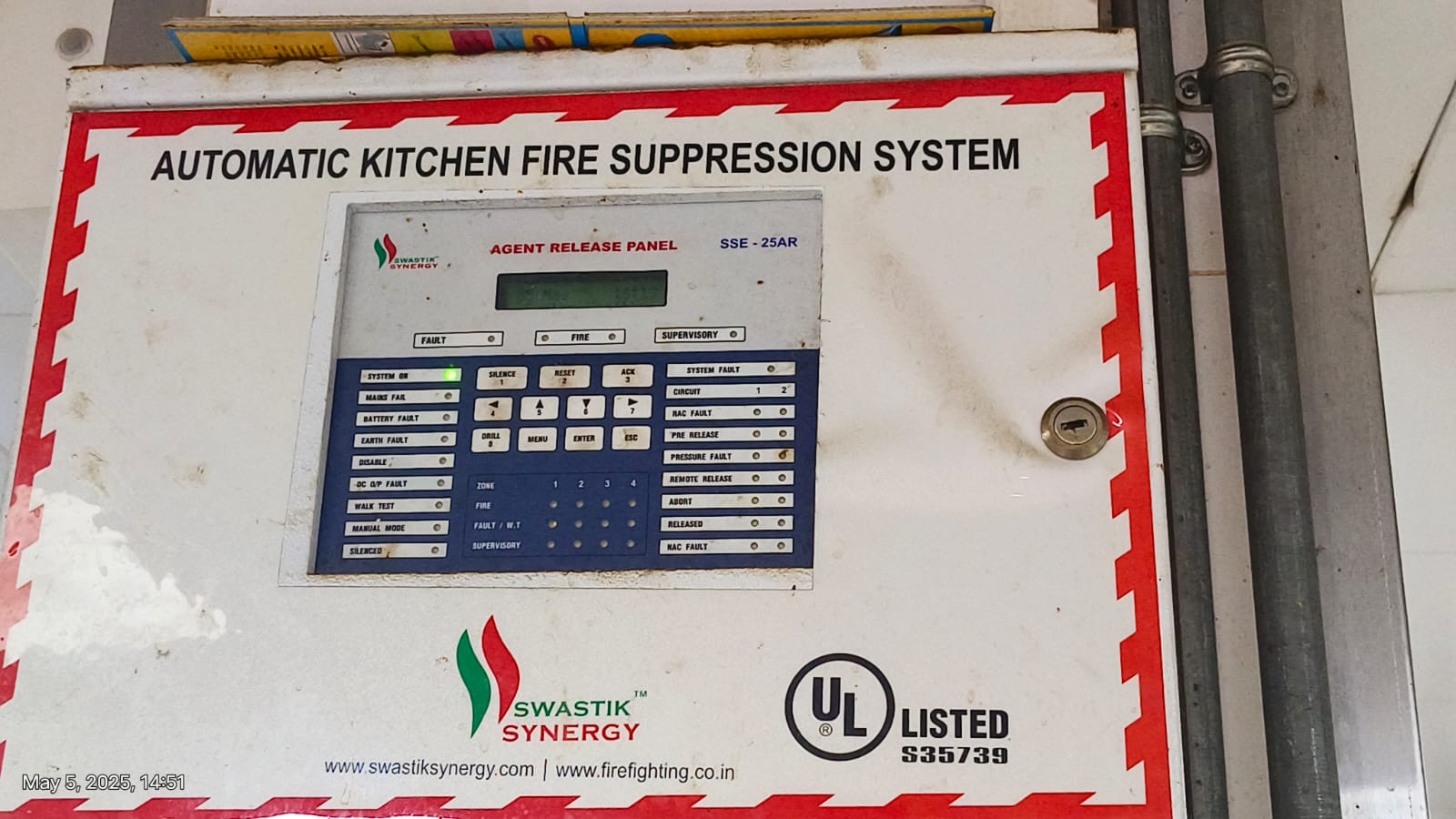 Completed fire protection works